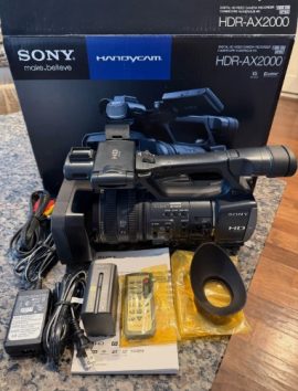 Նոր Sony HDR-AX2000 AVCHD տեսախցիկ — Հայտարարություն №67